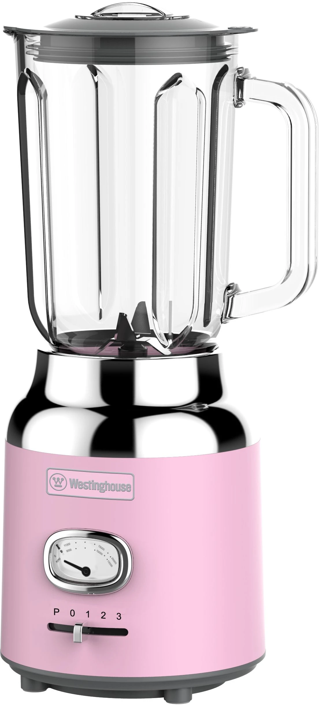 Westinghouse Blender Retro Collections - Roze - 1.5 Liter - WKBE221WH 3 Westinghouse Blender Retro Collections - Roze - 1.5 Liter - WKBE221WH