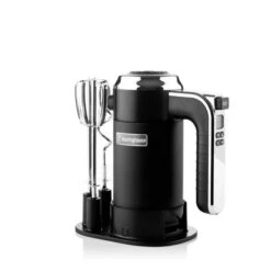Westinghouse Handmixer Retro Collections - 6 Standen - Liquorice Black - WKHM250BK -Thuiskeuken WKHM250BK Retro Hand Mixer 1 600x600 1