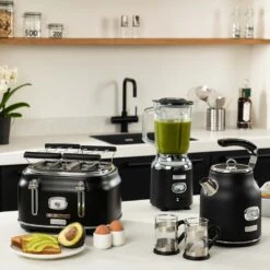 Westinghouse Waterkoker Retro Collections - 2200 W - Liquorice Black - 1.7 Liter - WKWKH148BK 15 Westinghouse Waterkoker Retro Collections - 2200 W - Liquorice Black - 1.7 Liter - WKWKH148BK -Thuiskeuken WKWK148BK Retro Kettle 5
