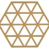 Zone Denmark Pannenonderzetter Triangles - Khaki - 16 X 14 Cm -Thuiskeuken Zone Denmark Pannenonderzetter Khaki Triangle Siliconen 16 x 14 cm