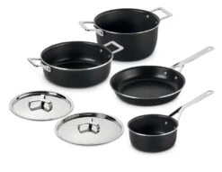 Alessi Pannenset Pots&Pans - AJM100S6 A - Zwart - 4 Delige Set - Door Jasper Morrison 8 Alessi Pannenset Pots&Pans - AJM100S6 A - Zwart - 4 Delige Set - Door Jasper Morrison -Thuiskeuken alessi pannenset pots pans zwart
