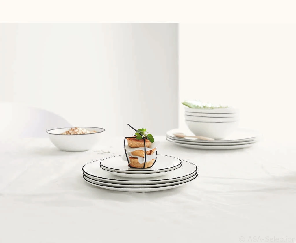 ASA Selection Koffiekop En Schotel A Table Ligne Noire 210 Ml 5 ASA Selection Koffiekop En Schotel A Table Ligne Noire 210 Ml - Afbeelding 3