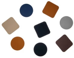 Jay Hill Onderzetters - Vegan Leer - Zwart - Organic - 13 X 11 Cm - 6 Stuks -Thuiskeuken diversen 3