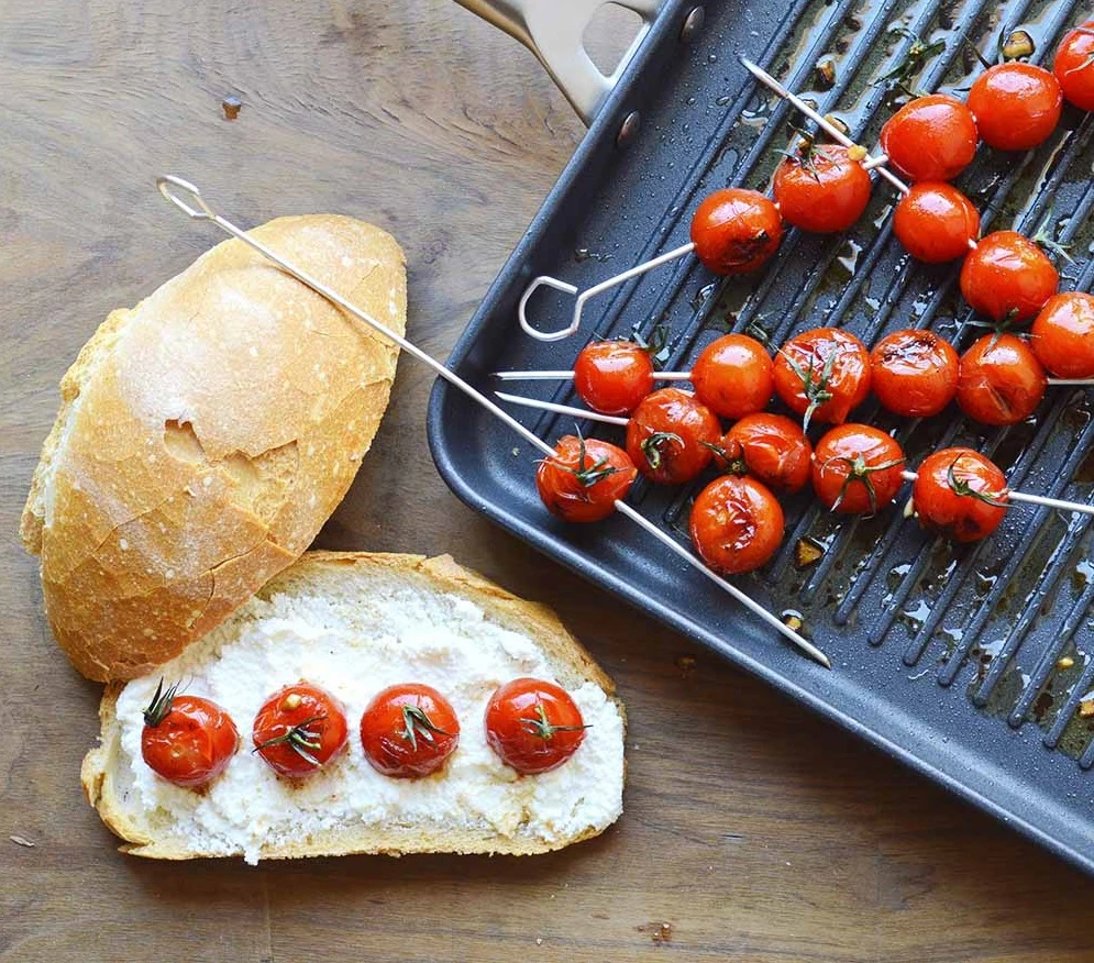 Valira Grillpan Aire Met Handgrepen - 23 X 23 Cm - Standaard Anti-aanbaklaag 4 Valira Grillpan Aire Met Handgrepen - 23 X 23 Cm - Standaard Anti-aanbaklaag - Afbeelding 2