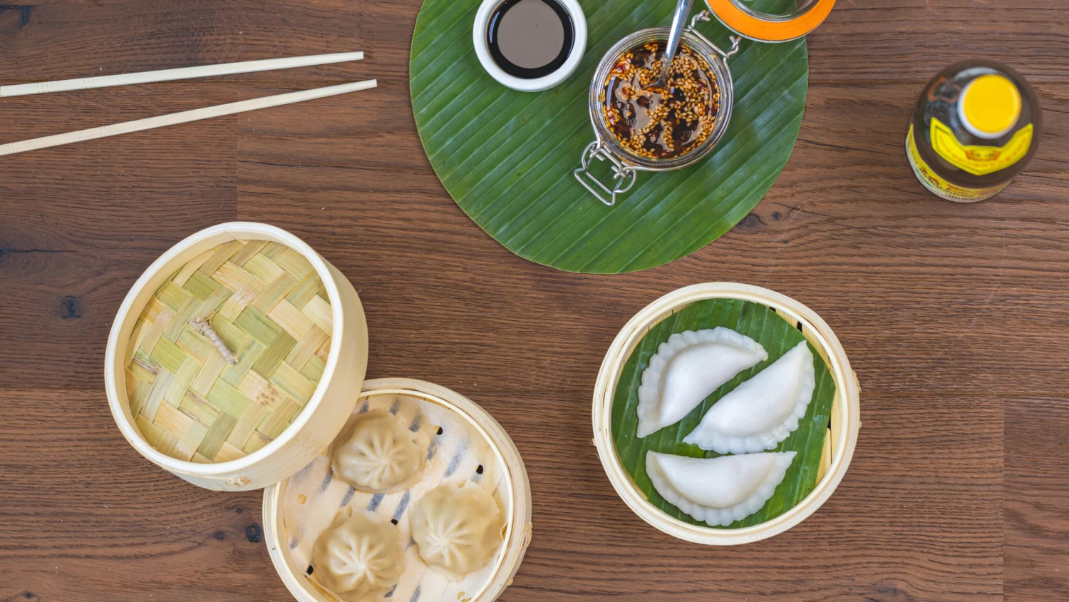 Sareva Stoommandje - Bamboe - 2-laags - ø 15 Cm 4 Sareva Stoommandje - Bamboe - 2-laags - ø 15 Cm - Afbeelding 2