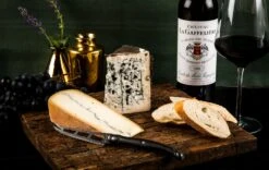 Laguiole Style De Vie Kaasmes Black Stonewash -Thuiskeuken kaasmes laguiole black stonewash enkel sf gr 1