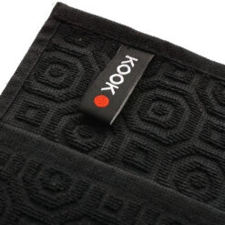 KOOK Keukenhanddoek Inka Zwart 50 X 50 Cm 8 KOOK Keukenhanddoek Inka Zwart 50 X 50 Cm -Thuiskeuken keukendoekzwart3