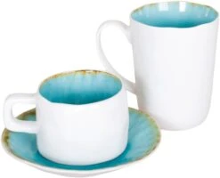 Cosy & Trendy Mok Laguna Azzurro 390 Ml 8 Cosy & Trendy Mok Laguna Azzurro 390 Ml -Thuiskeuken laguna azzurro koppen