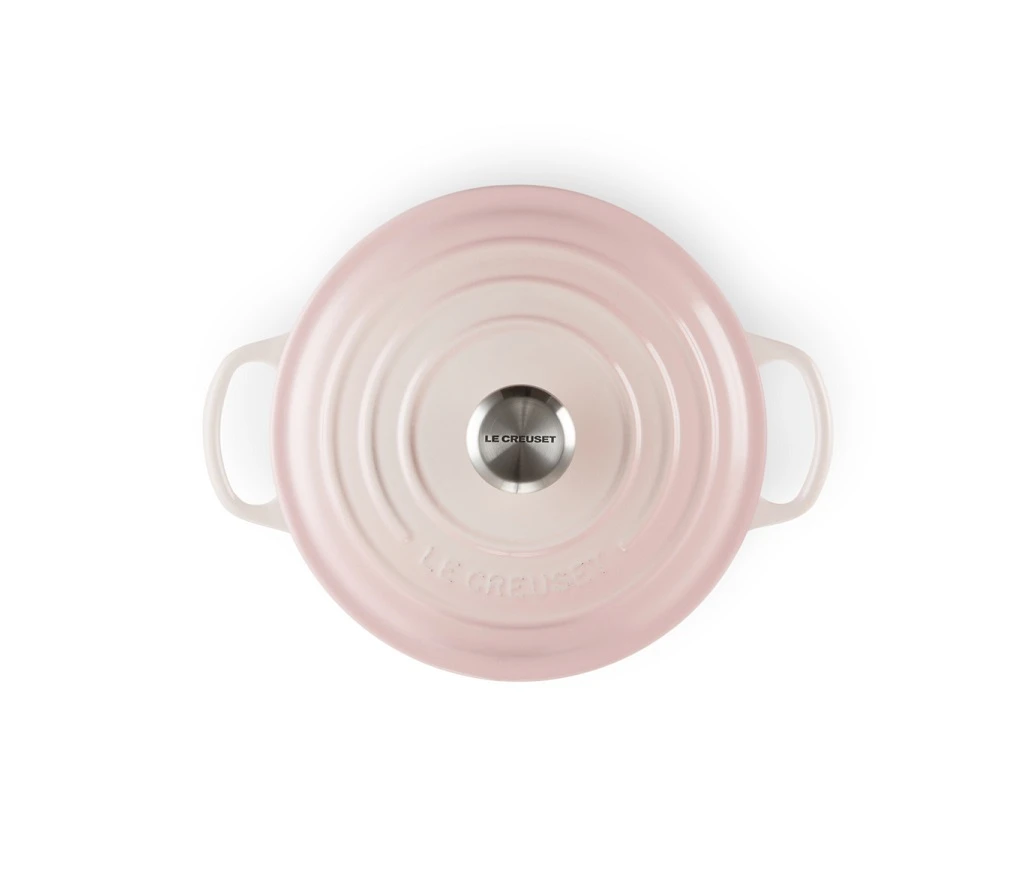 Le Creuset Braadpan Signature - Shell Pink - ø 24 Cm / 4.2 Liter 6 Le Creuset Braadpan Signature - Shell Pink - ø 24 Cm / 4.2 Liter - Afbeelding 4