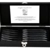 Laguiole Style De Vie Steakvorken Luxury Line Zwart Ebbenhout 6 Stuks -Thuiskeuken luxury line vorken zwart2
