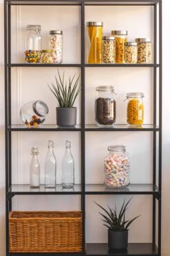 Sareva Voorraadpot - Glas / RVS Deksel - ø 9 Cm / 600 Ml 9 Sareva Voorraadpot - Glas / RVS Deksel - ø 9 Cm / 600 Ml -Thuiskeuken opbergglas stellingkast 5 3