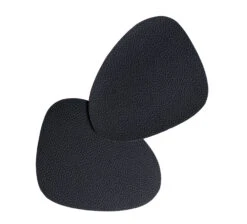 Jay Hill Onderzetters - Vegan Leer - Zwart - Organic - 13 X 11 Cm - 6 Stuks -Thuiskeuken ovaal dubbelzijdig 5