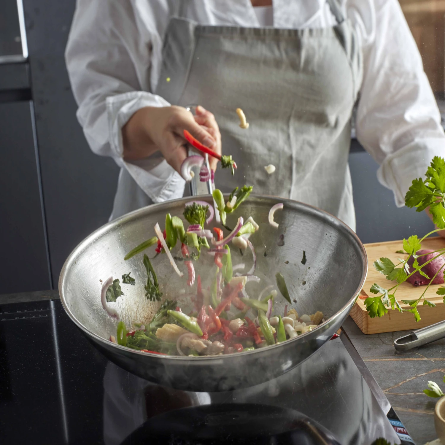 Demeyere Wokpan Apollo 7 - ø 26 Cm 9 Demeyere Wokpan Apollo 7 - ø 26 Cm - Afbeelding 7