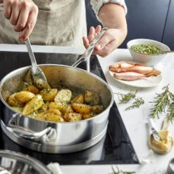 Demeyere Hapjespan Atlantis 7 - ø 24 Cm / 2.8 Liter + Deksel -Thuiskeuken pdp masonry content demeyere atlantis 7 low pan inductoseal 750x750 1