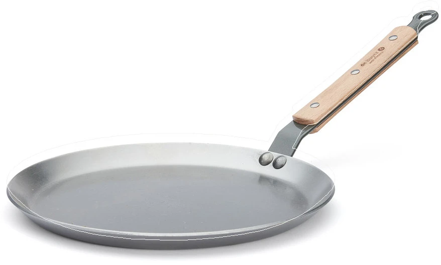 De Buyer Pannenkoekenpan Mineral B Hout - ø 24 Cm - Zonder Antiaanbaklaag 3 De Buyer Pannenkoekenpan Mineral B Hout - ø 24 Cm - Zonder Antiaanbaklaag