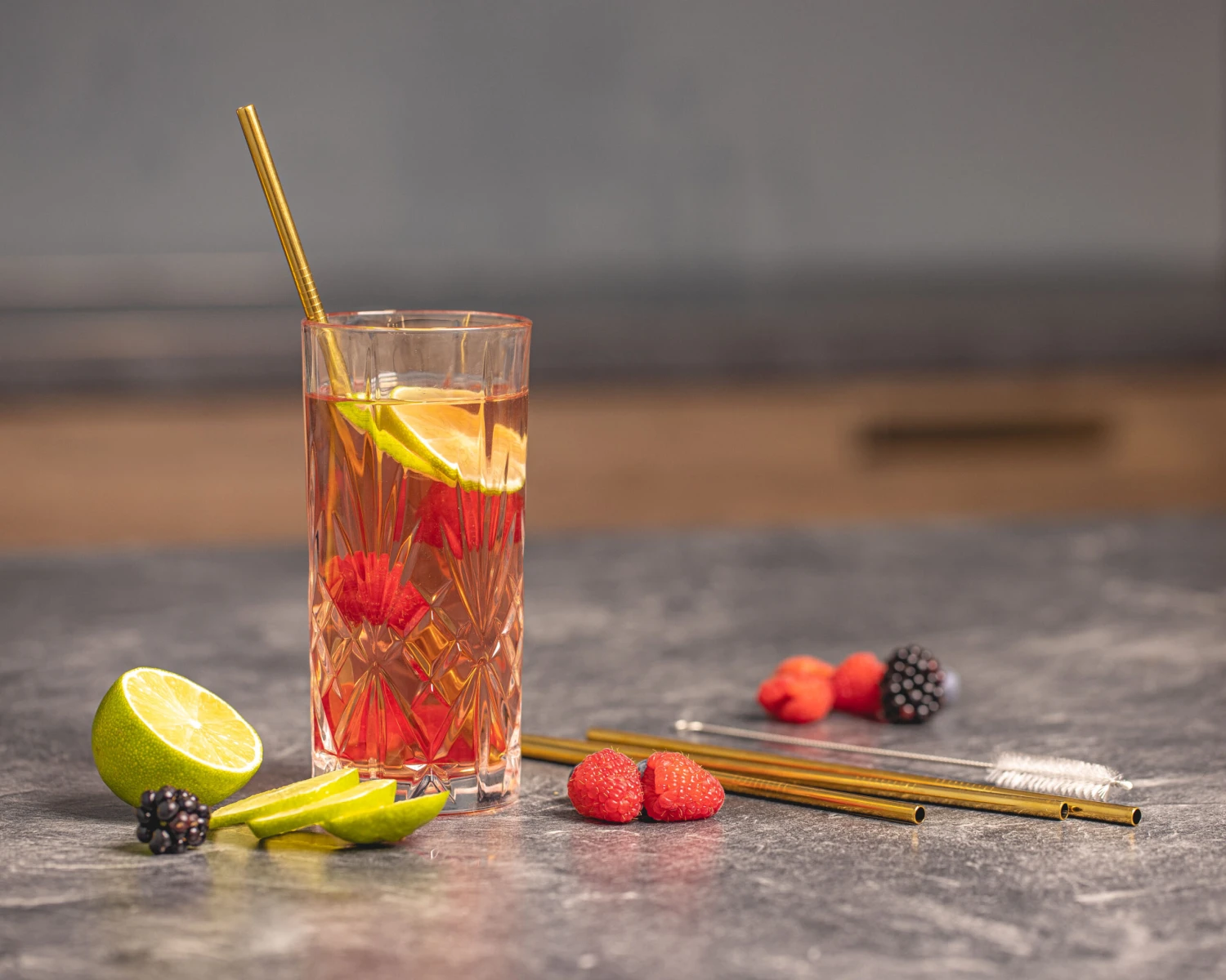 Sareva Herbruikbare Rietjes - Met Borstel - Goud - 4 Stuks 4 Sareva Herbruikbare Rietjes - Met Borstel - Goud - 4 Stuks - Afbeelding 2