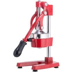 Sareva Citruspers - Gietijzer - Hevelmodel - Rood -Thuiskeuken sareva citruspers rood