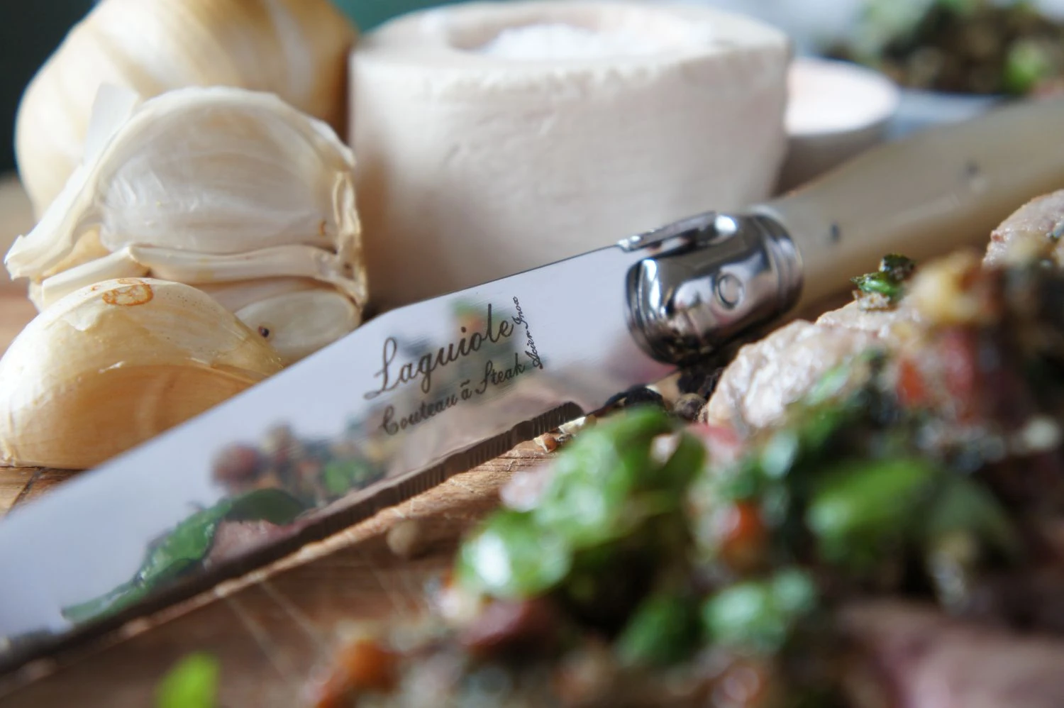 Laguiole Style De Vie Steakmessen Premium Line Parelmoer 6 Stuks 6 Laguiole Style De Vie Steakmessen Premium Line Parelmoer 6 Stuks - Afbeelding 4