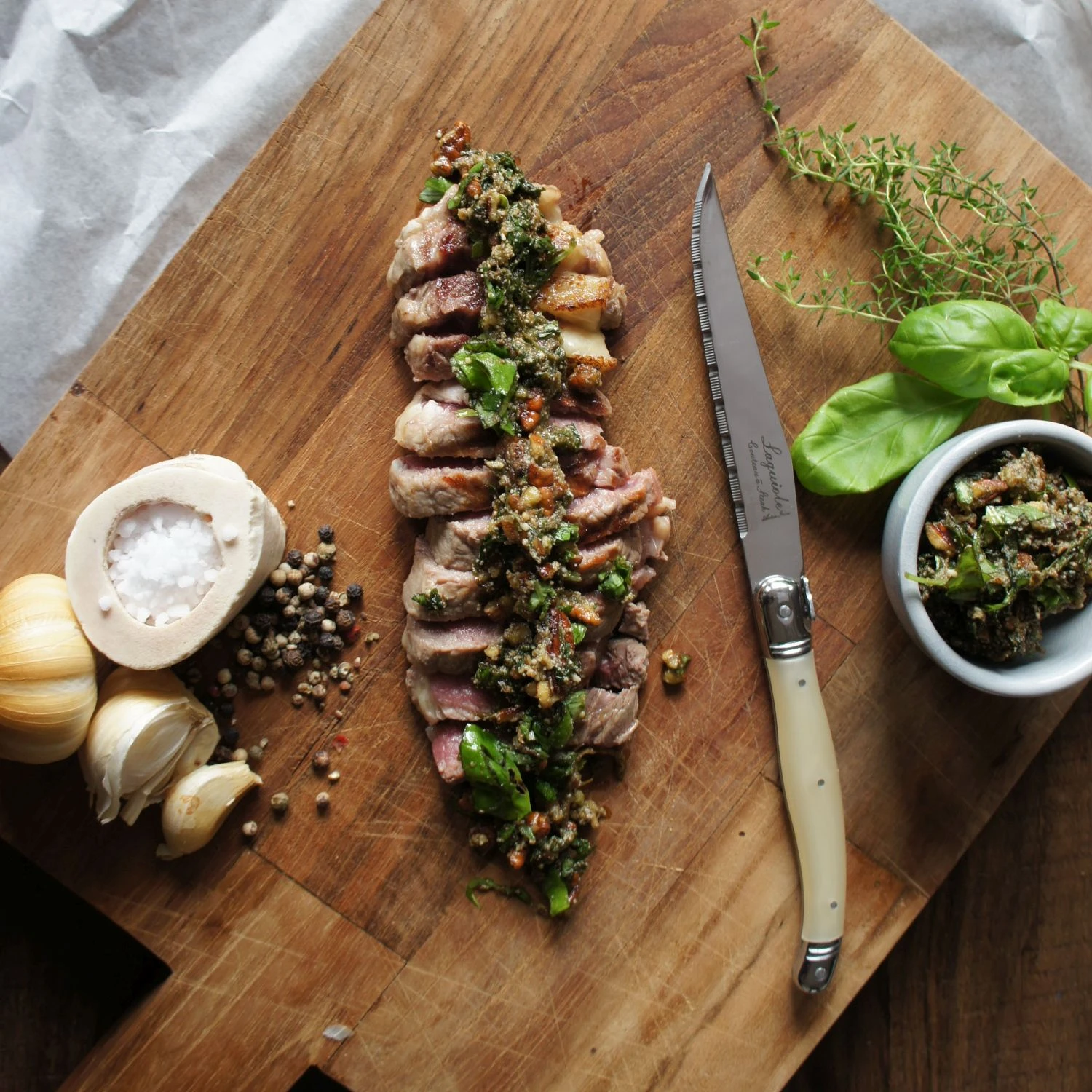 Laguiole Style De Vie Steakmessen Premium Line Parelmoer 6 Stuks 5 Laguiole Style De Vie Steakmessen Premium Line Parelmoer 6 Stuks - Afbeelding 3