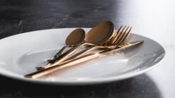 Sareva Bestekset - 24-delig / 6 Personen - Koper -Thuiskeuken sfeer brons 6 3