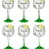 Tanqueray Gin Tonic Glazen - Groen - 6 Stuks -Thuiskeuken tanqueray copa glass lifestyle bbv5mailfjobpydk