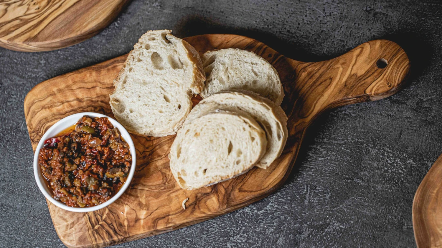 Jay Hill Serveerplank Tunea - Olijfhout - 28 X 14 Cm 4 Jay Hill Serveerplank Tunea - Olijfhout - 28 X 14 Cm - Afbeelding 2