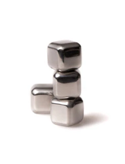 Jay Hill Whiskey Stenen - RVS - 4 Stuks -Thuiskeuken wiskey stenen 1